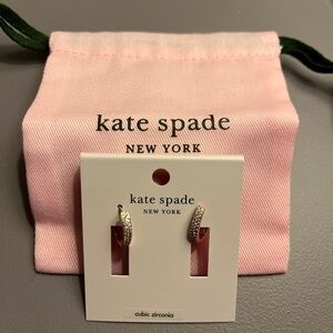 Kate Spade rose gold earrings